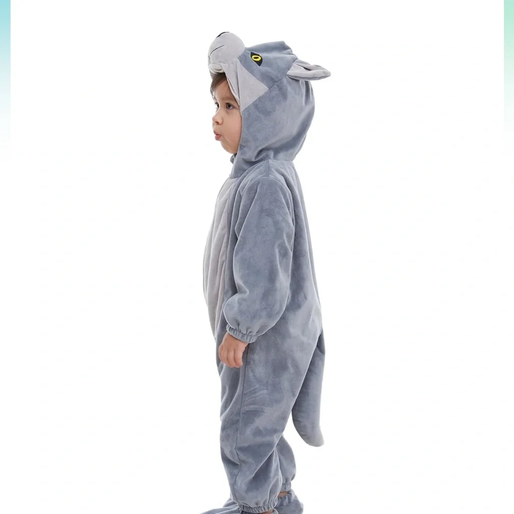 Gray Wolf Kids Costume